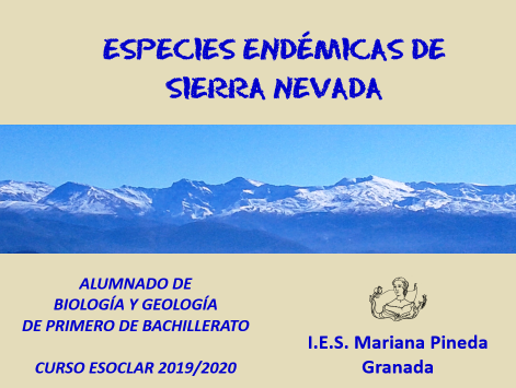 Especies endémicas de Sierra Nevada